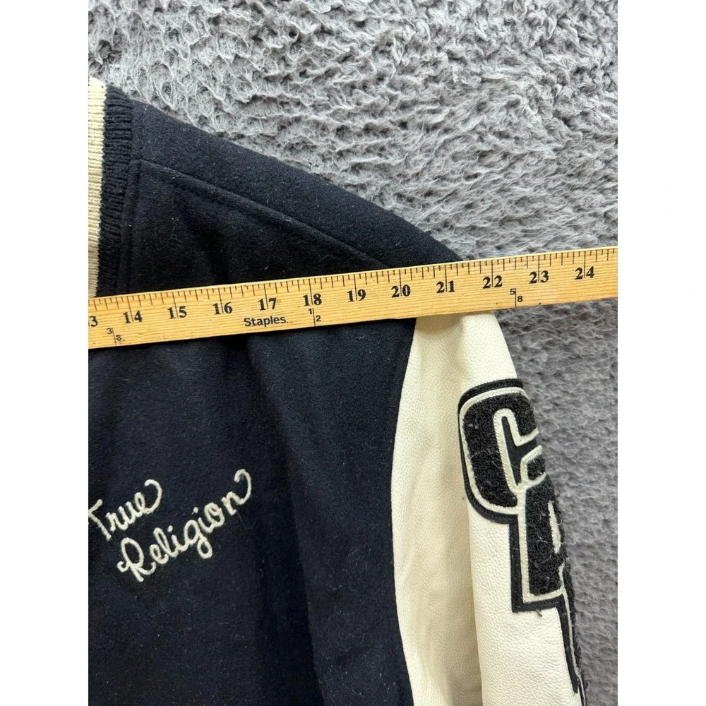 Vintage True Religion Richie Letterman Basketball Varsity Jacket Mens Size XXXL